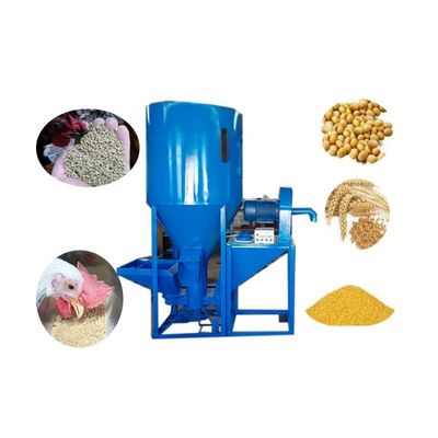 qualidade  Poultry and Livestock 1000KG/Batch Corn Wheat Soybean Grain Feed Poultry Farm Mixing Grinding Equipment fábrica